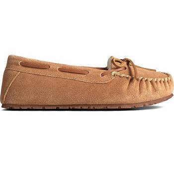 Sperry Reina Junior Trapper Hnede - Damske Slip On